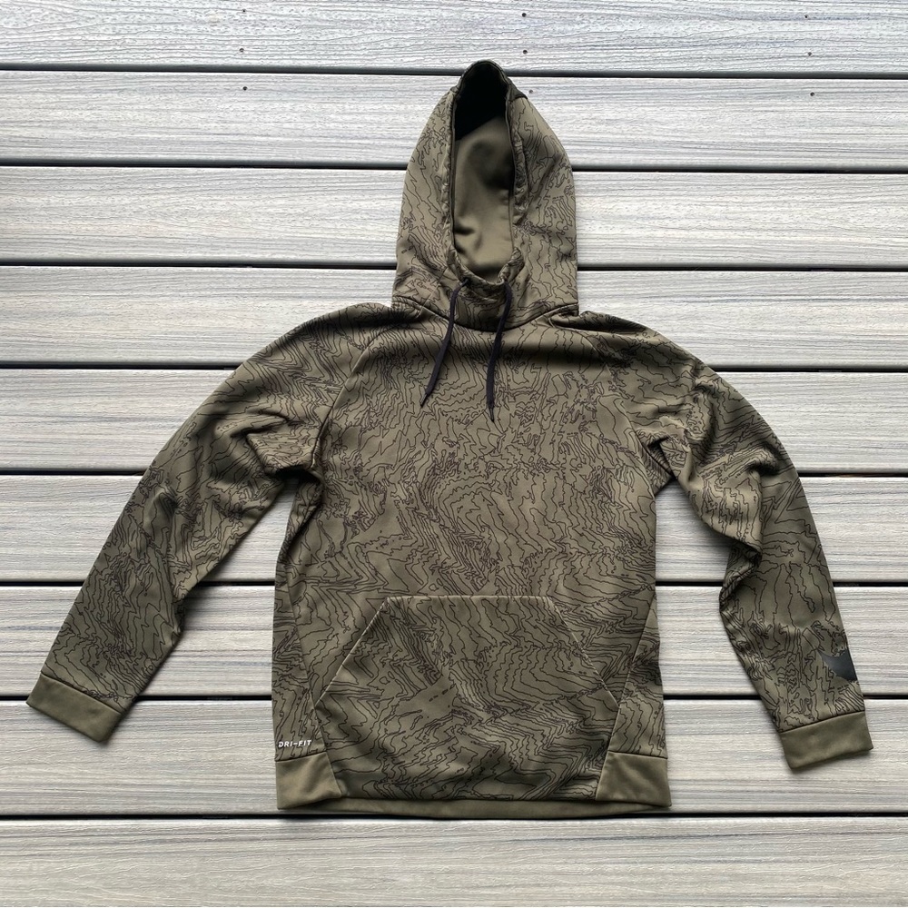 Nike DriFit All Over Print Men’s Medium Hoodie